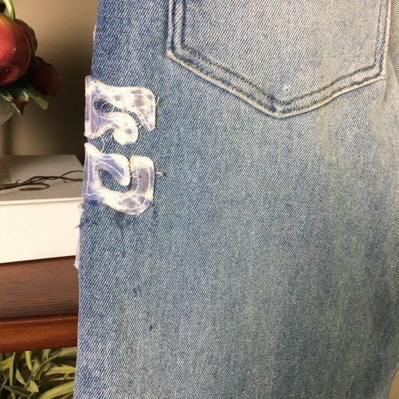 New LOST DAZE Washed Blue Denim Portal Jeans Size 31 $850 - Picture 11 of 14